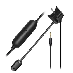 For Bose Quiet Comfort 35 II QC35 II QC45 Game Microphone Audio Line Noise-cancelling Headset Wired Plug-in with Wire-controlled