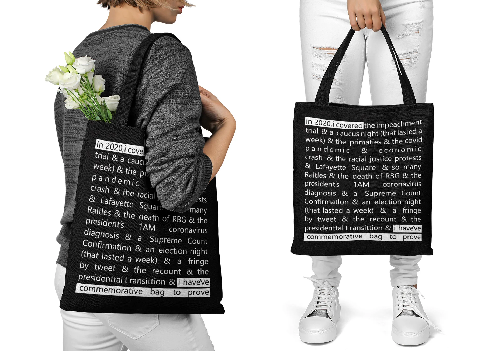 Newspaper Bag Gift Handbag Fashion Handbag Large Capacity Shopping Totes Ladies Shopping Bag Can Be Personailzed