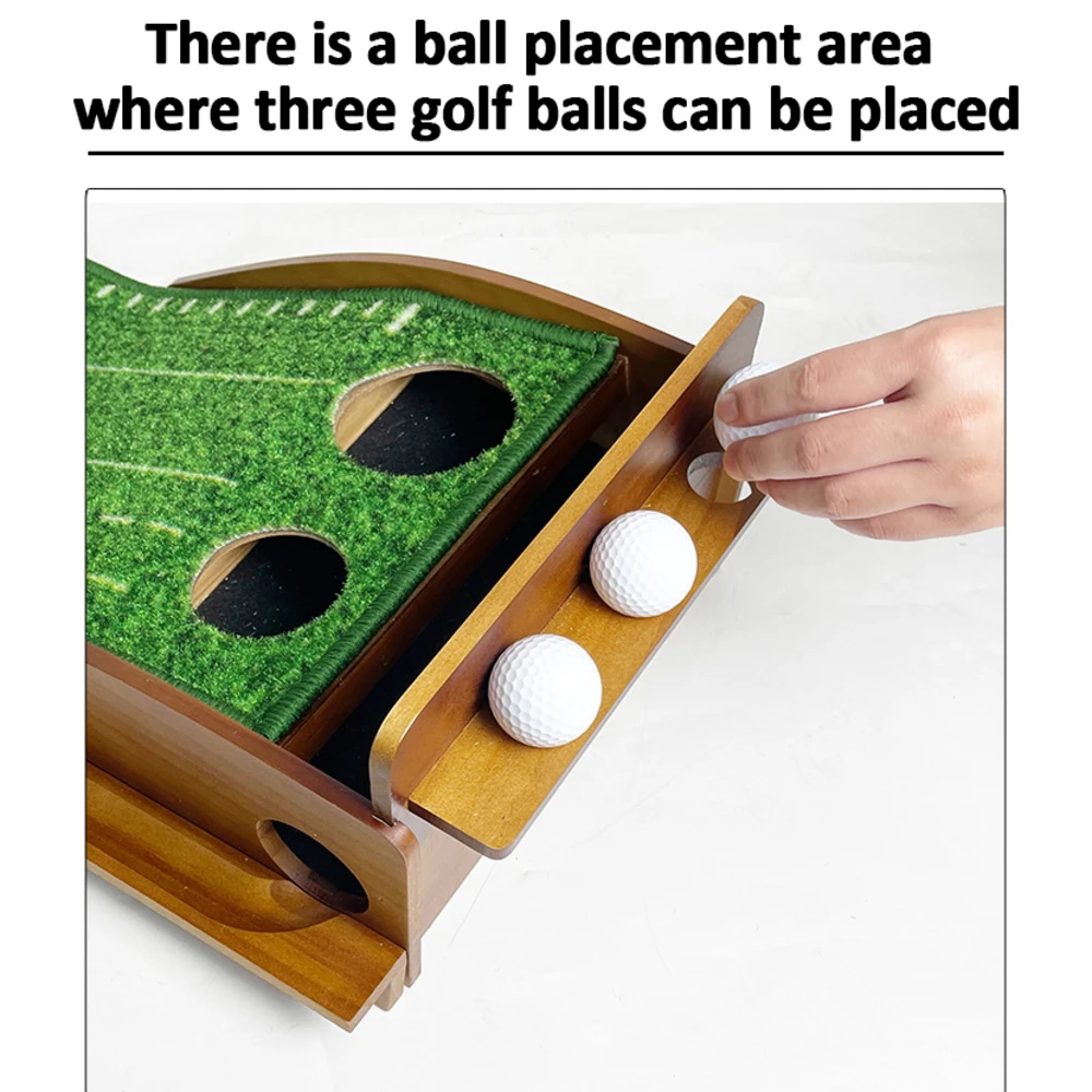 Professional Golf Portable Removable Putter Practice Office Home Mini Outdoor and Indoor Training Set Tool Golf Practice Mat