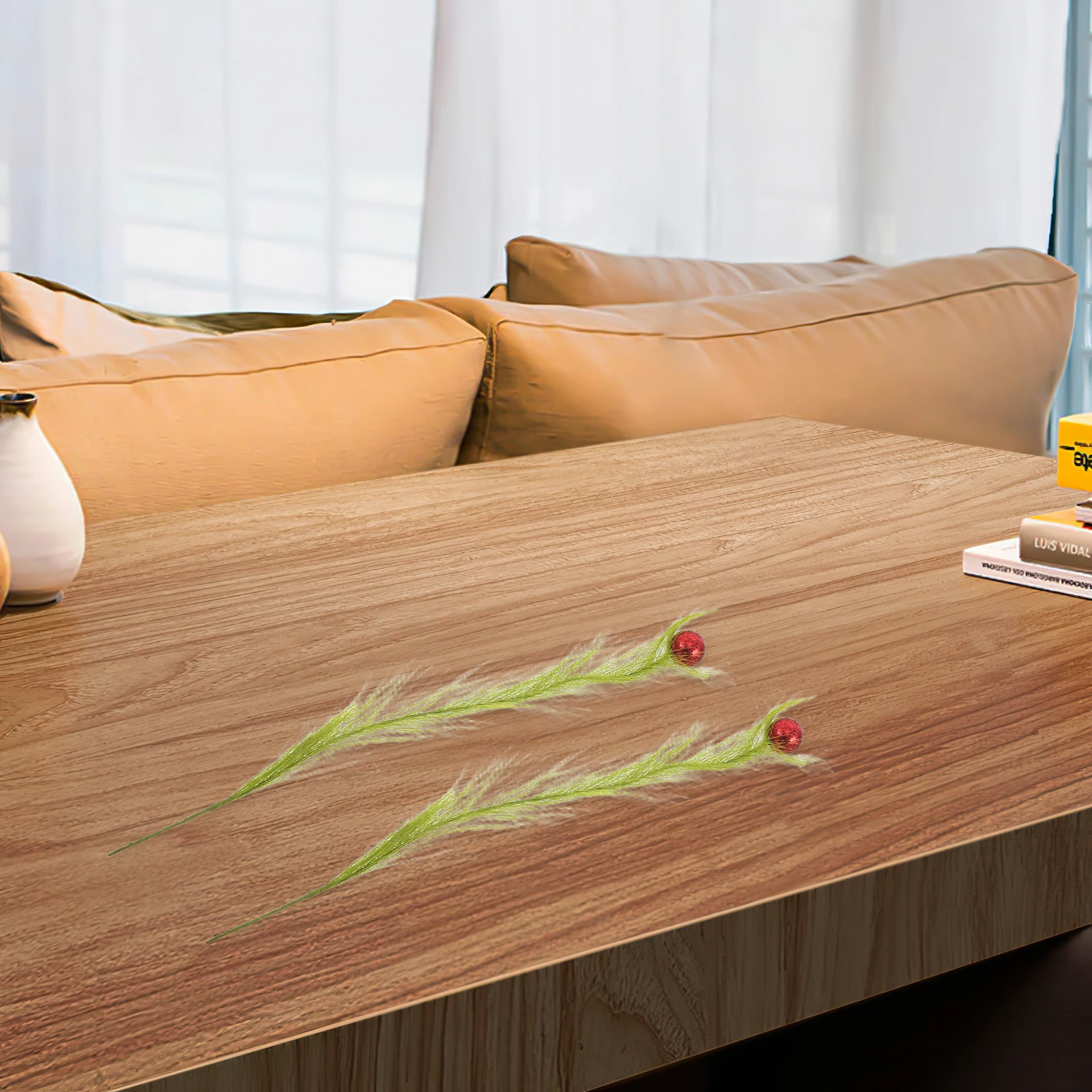 

16Pcs Pampas Grass Artificial Decor Dried Faux Flowers for Vase Floor Tall Reeds Farmhouse Fall Thanksgiving Display