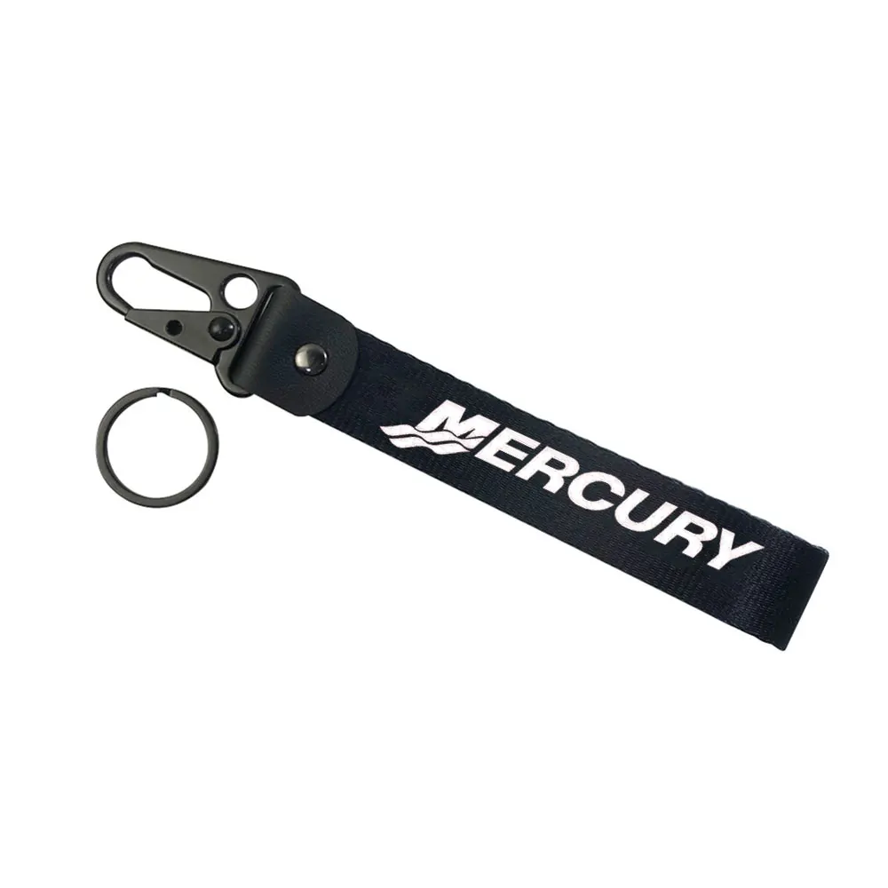 For Mercury outboard Metal Key Ring Hook Key Chain Hanging Strap Lanyards Wrist strap KeyChain Accessories