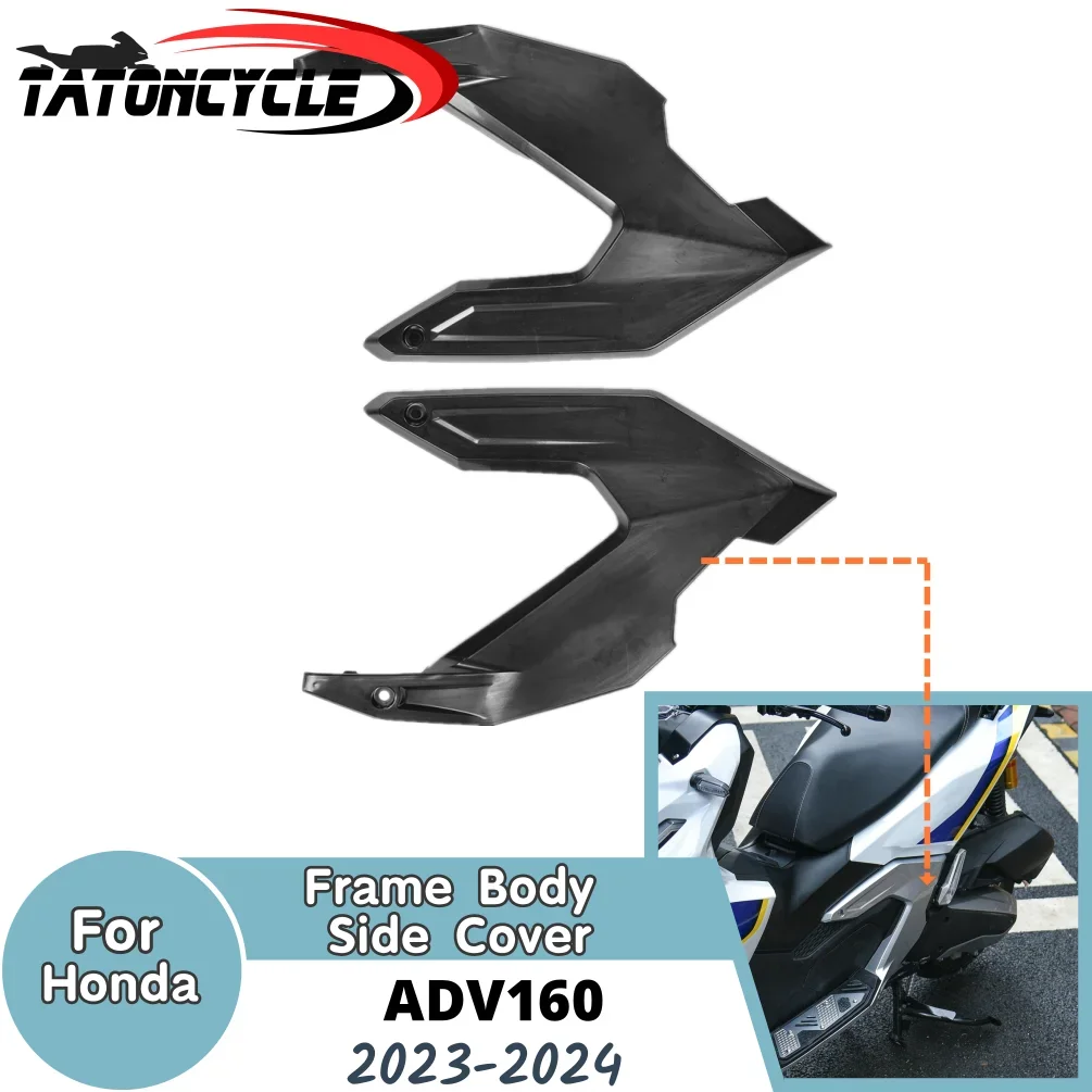 

For Honda ADV160 ADV 160 2023-2024 Side Panel Fairing Cover Frame Protector Injection Body Cowl Motorcycle Accessories Unpainted