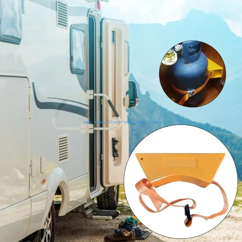 

RXJE RVs Cylinder Fixing Bracket Nylon Strap Motorhome Modification Parts Accessories