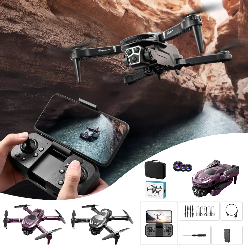 

Remote Control UAV With HD Lens One Key Take Off/Landing Quadcopters Gift For Birthdays