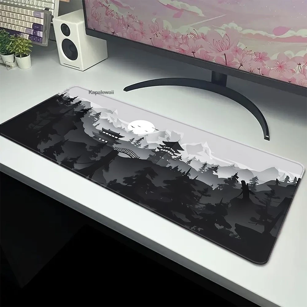 Forest Scenery Office Computer Mouse Pad Table Carpet Gaming Speed Keyboard Pads Laptop Desk Mat Gamer Mousepad 100x50cm Carpet