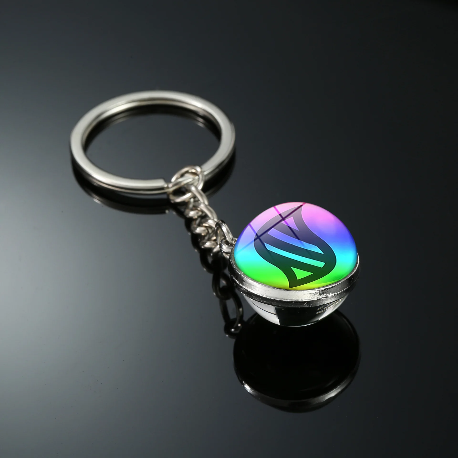 Porte-clés Pierre d'Évolution Mega Pokémon, Accessoire d'Anime Mignon, Ornement Portable, Idée de Cadeau Créative pour les Fans