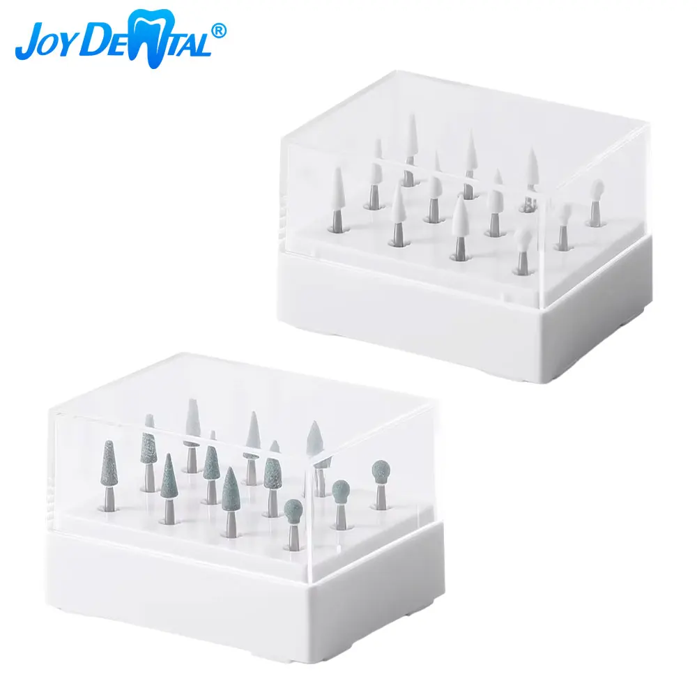 12Pcs/Box Dental Polishing White Stones FG 1.6mm For Use in High Speed Handpieces and FrictionGrip Low Speed Contra Angle Heads