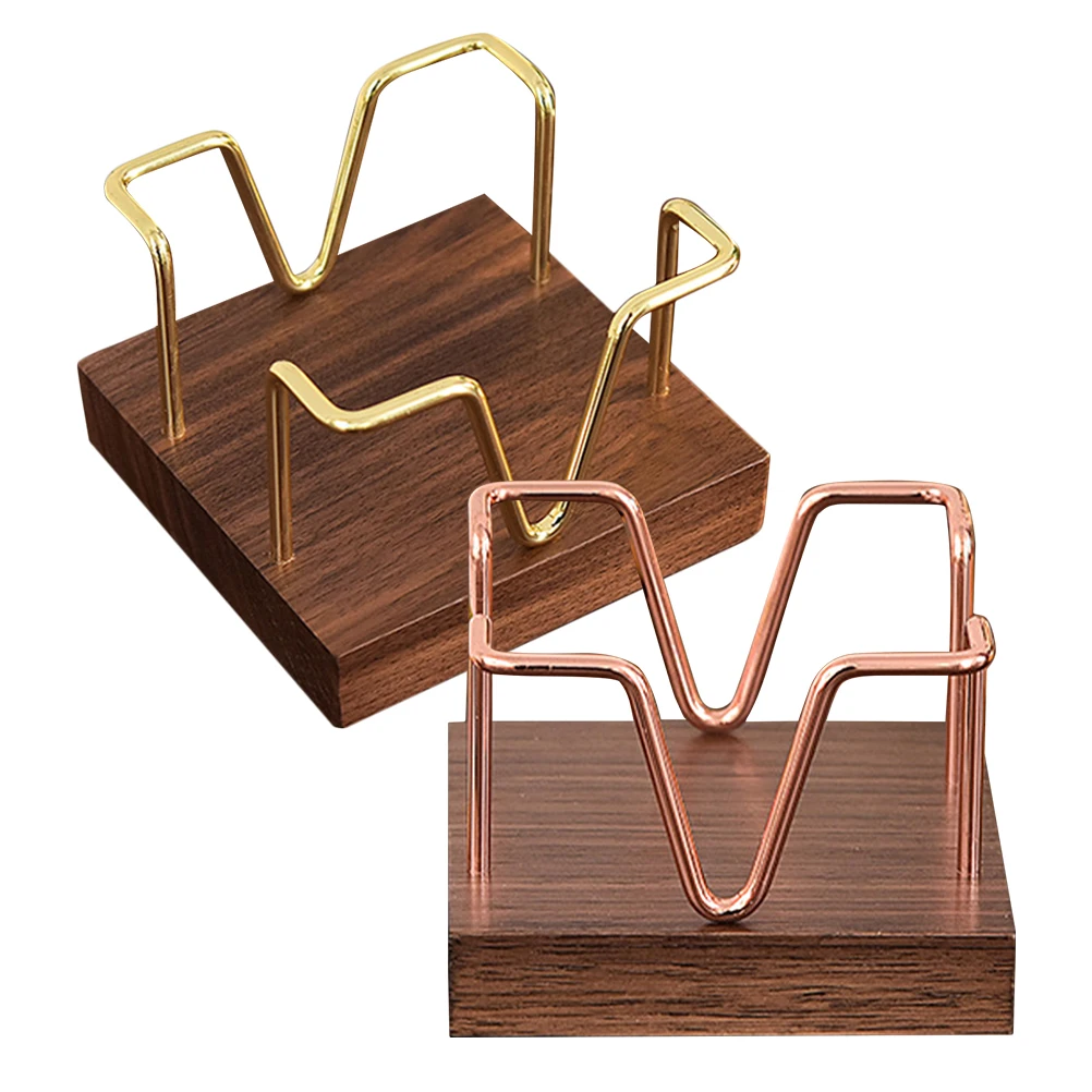 

2 Pcs Storage Rack Memo Papers Case Desktop Holders Tape Dispenser Note