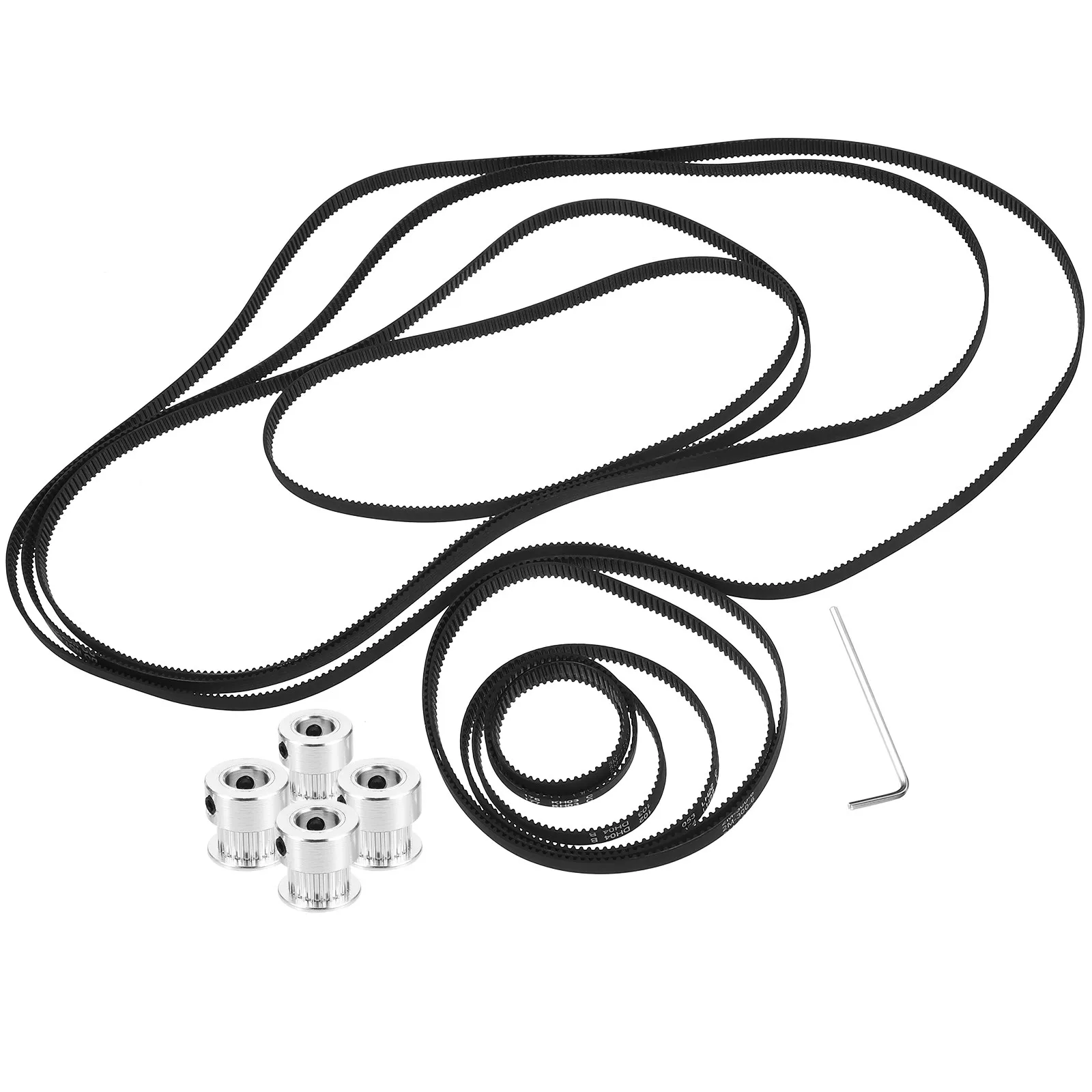 

1Set 6Mm Gt2 Rubber Timing Belt for 3D Printer Compatible with Ender 3 Pro I3 Anet A8 Corexy High Precision Print