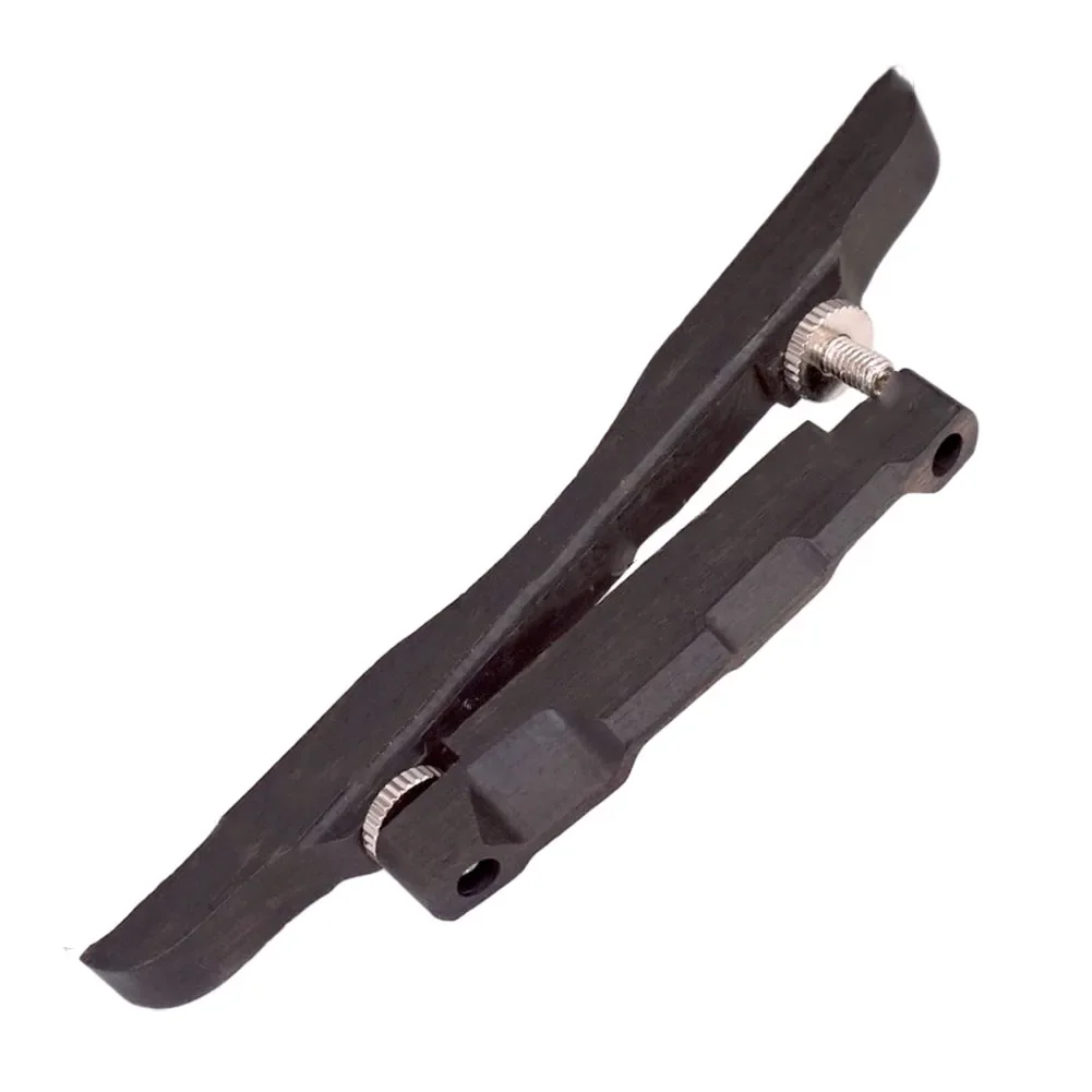 Adjustable Rosewood Mandolin Bridge For 8-String Mandolin With Height Range 20mm To 23mm And 114mm Base Length