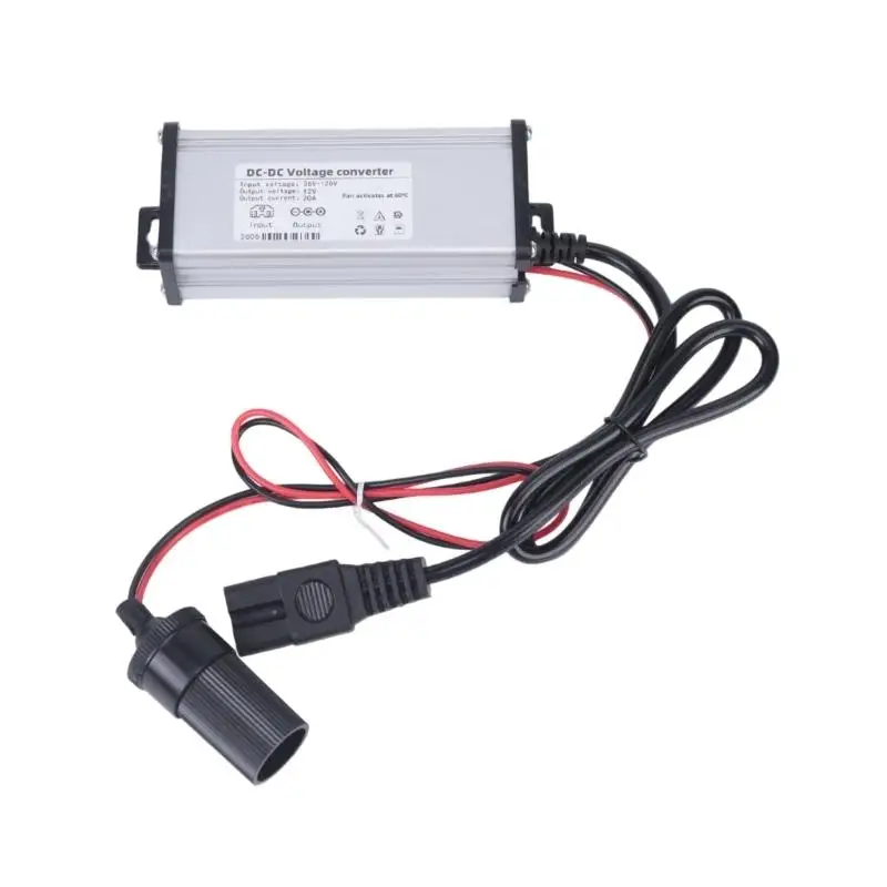 Y1UB Motorcycle DC36V-120V to DC12V Power Converters Voltages Reducers Hardwires Input