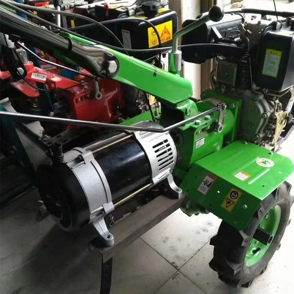 مع محرك قيادة تيار مستمر مولد مغناطيسي دائم 220 فولت 230 فولت 380 فولت دينامو 10000 واط مولد هادئ #3