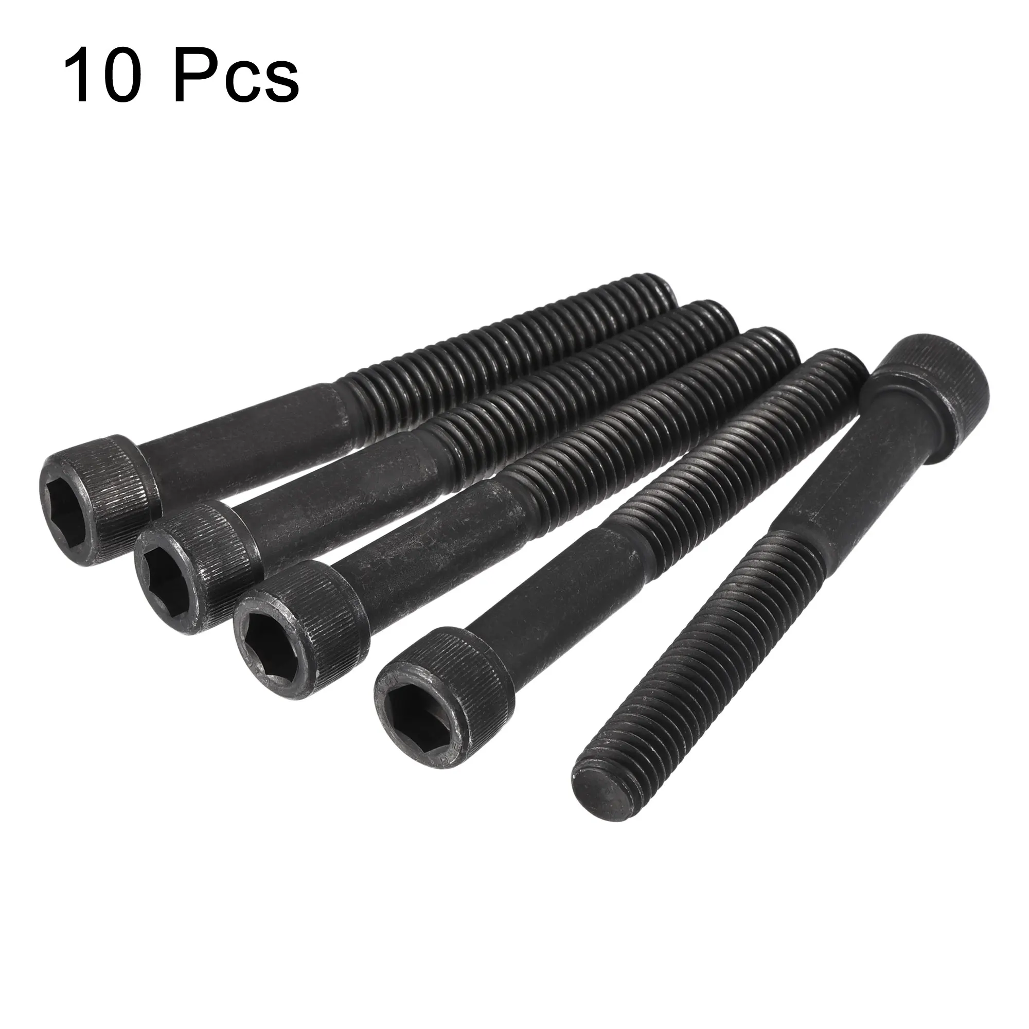 

Uxcell 10pcs 3/8-16x3" Hex Socket Head Cap Screw Bolts 12.9 Grade Alloy Steel for DIY