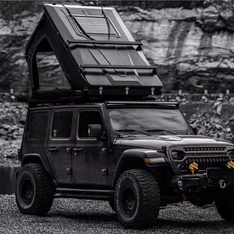 Roof tent hard top side tent canopy field camping car tent