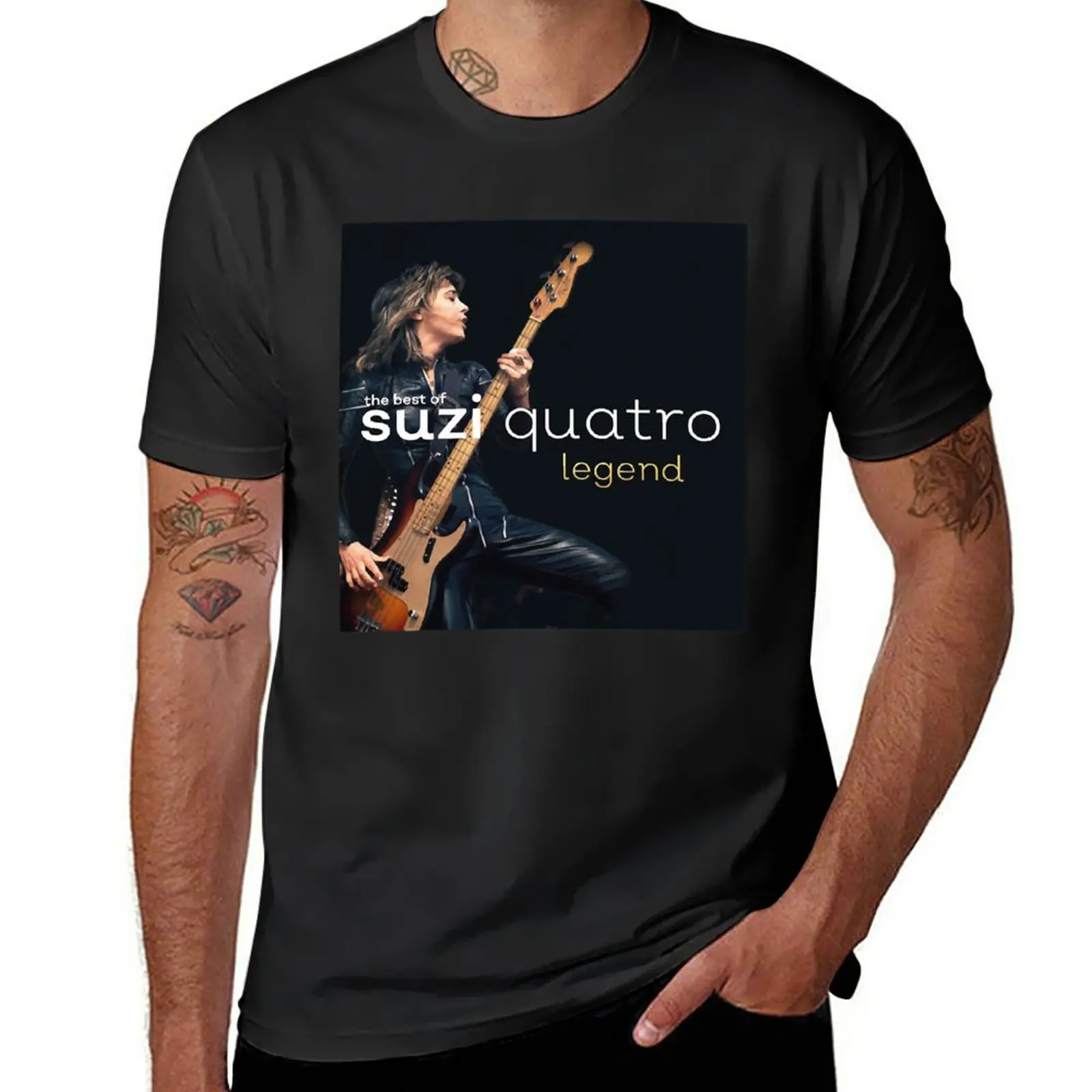 New suzi quatro legend T-Shirt boys animal print shirt vintage clothes mens graphic t-shirts big and tall