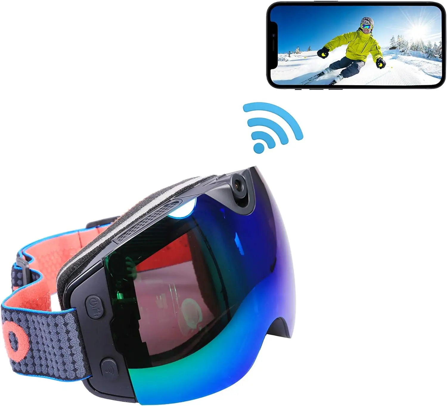 

Экшн-камера 4K Ultra HD с Wi-Fi, носимая, для лыж, шлема, спортивная видеокамера, камера для съемки от первого лица, видеозапись, камера для сноуборда