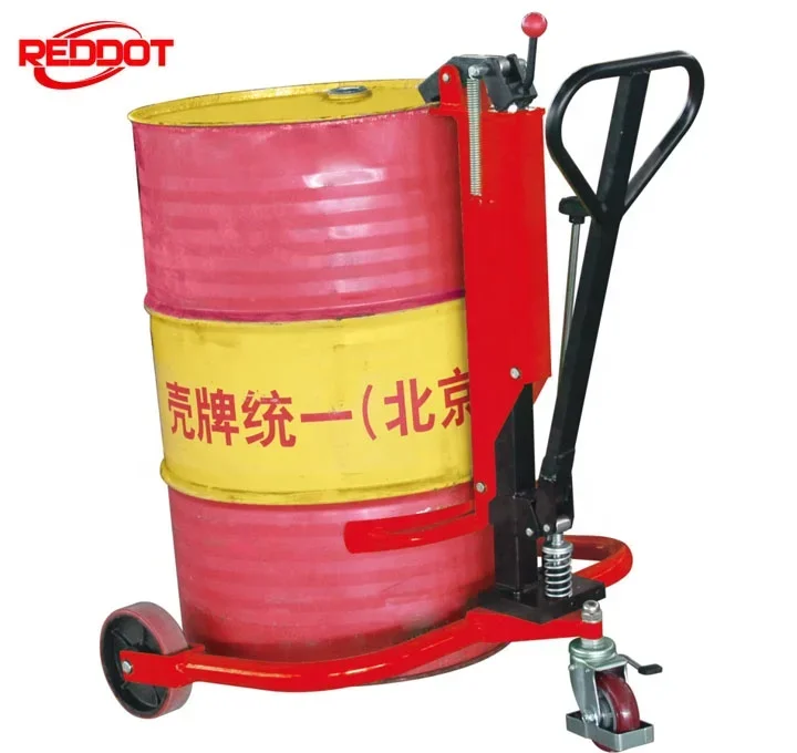 2 Ton Hand Pallet Truck Mini Manual Stacker Hydraulic Oil Drum Stacker