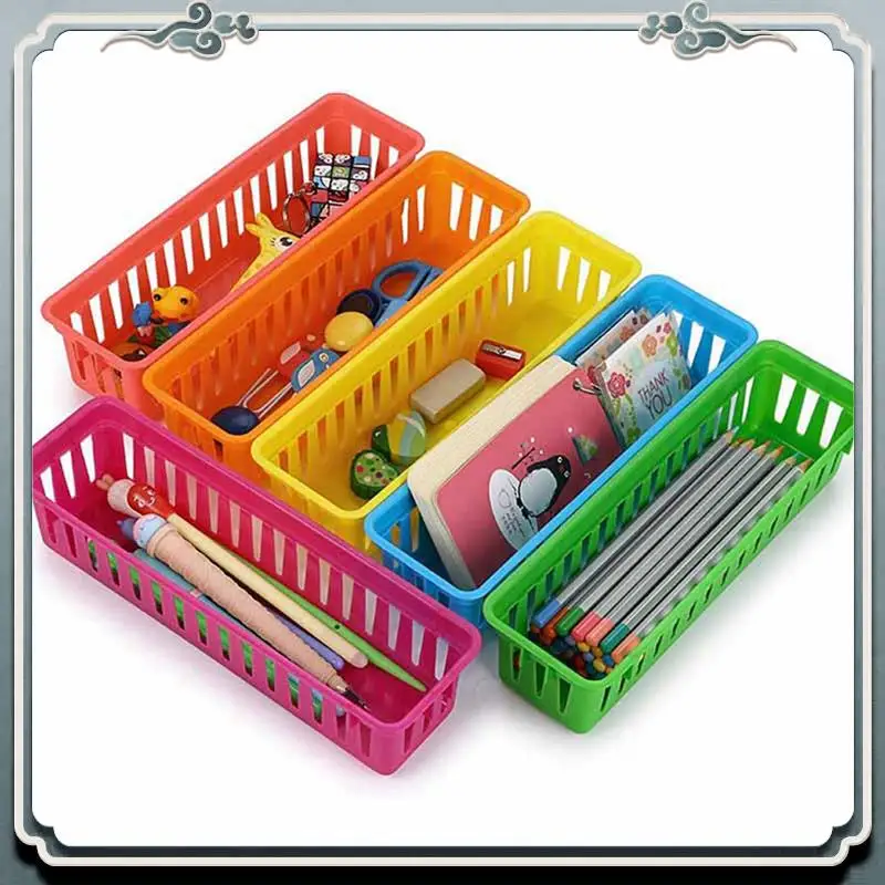 

Premium Classroom Pencil Organizer Pencil Basket Or Crayon Basket, Variety Colors, Random Colors (20 Pack)