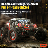 JJRC Q141 RC Cars 390 Moter High Speed 50KM/H Remote Control Car with LED 1/16 Off Road 4x4 Monster Truck Toys for Boy Kids Gift