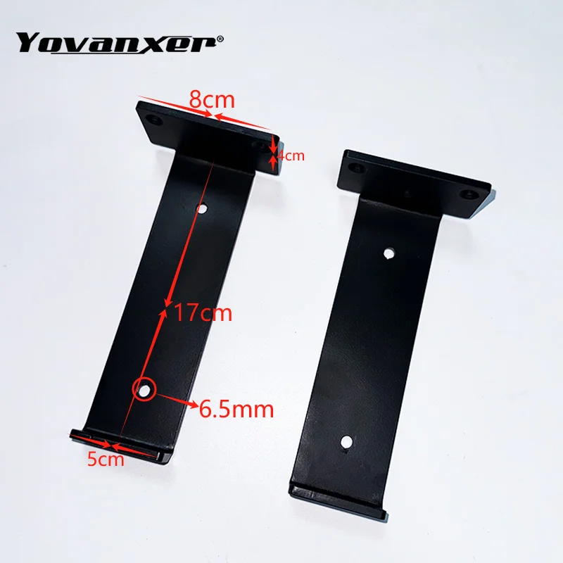 Suspended U-shaped Bracket On The Wall for Hang the Floor Rising Screen Fixed Support Bracket Invisible Wall Storage Rack