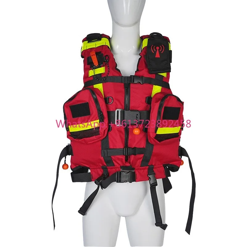 Water heavy rapids life jacket, flood control and rescue, rapids to save large buoyancy 190N