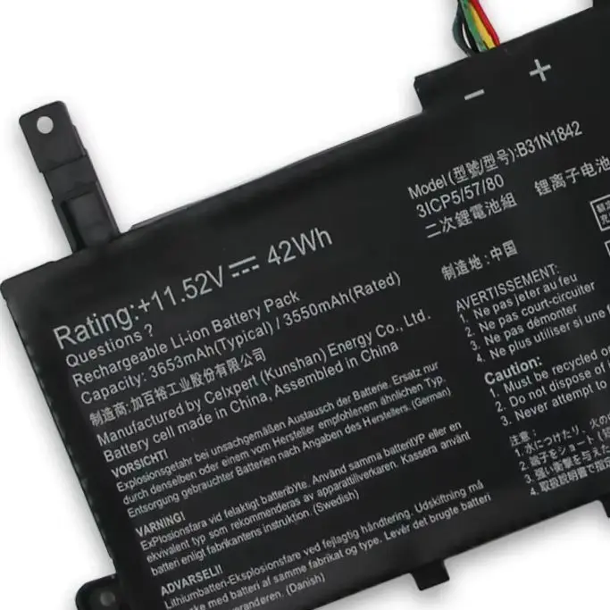 

Новый аккумулятор для ASUS vivobook S15 X531FA V531FL D513 S531F F513 M513 B31N1842, аккумуляторные батареи