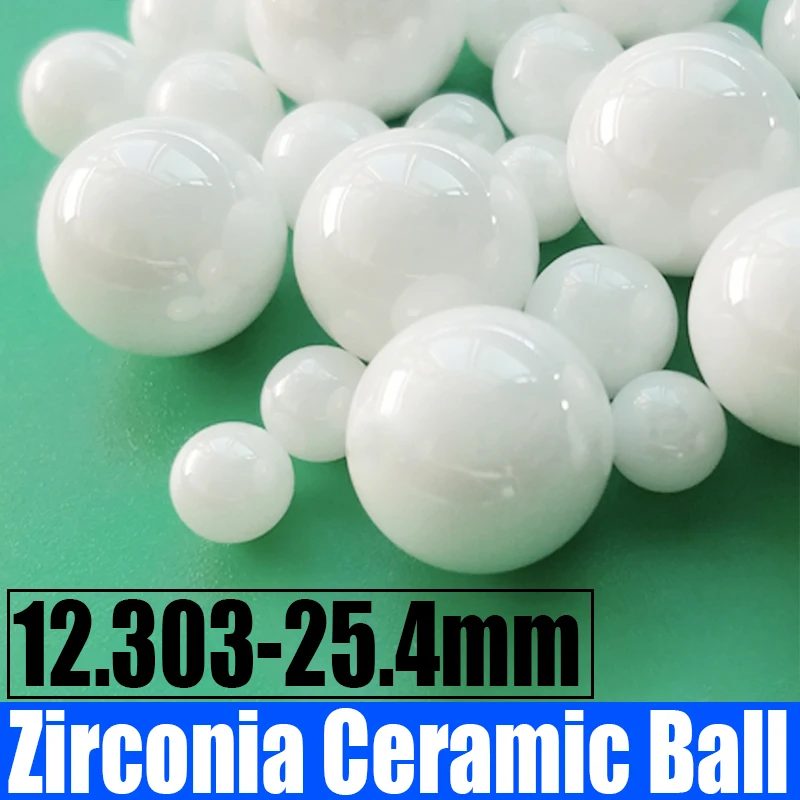 

1-10PCS Zirconia Ceramic Ball G10 Precision ZrO2 Ceramic Bearing Balls Smooth Round Ball Bead Roller Beads Dia 12.303mm-25.4mm