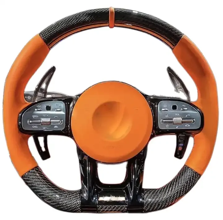 Racing steering wheel  for Mercedes Benz C Class A Class E Class AMG carbon fiber steering wheel assembly upgrade modification