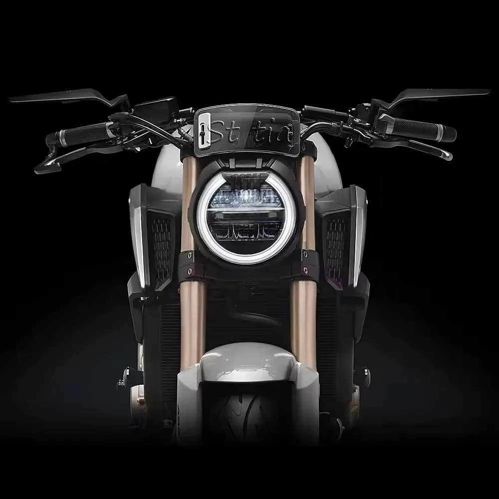 360 °   กระจกมองหลังแบบปรับได้รถจักรยานยนต์อลูมิเนียมแฮนด์กระจกมองหลังสำหรับฮอนด้า CB650R CB 650 R CB 650R 2019-2025