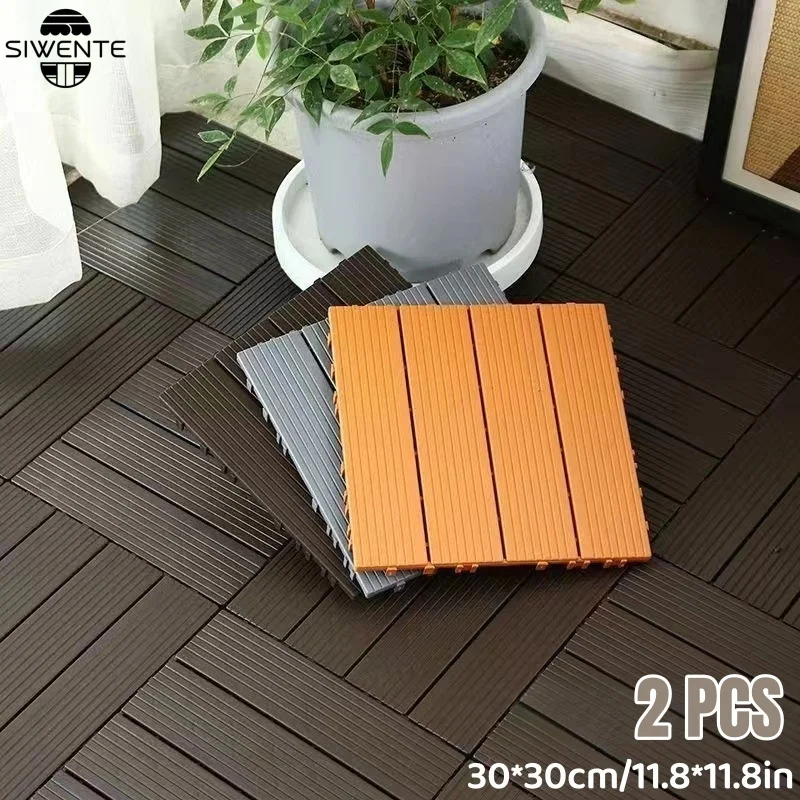 

Outdoor Plastic Flooring Balcony Terrace Courtyard Renovation Self Laying Waterproof Anti Slip Anti-corrosion Garden Floor Board