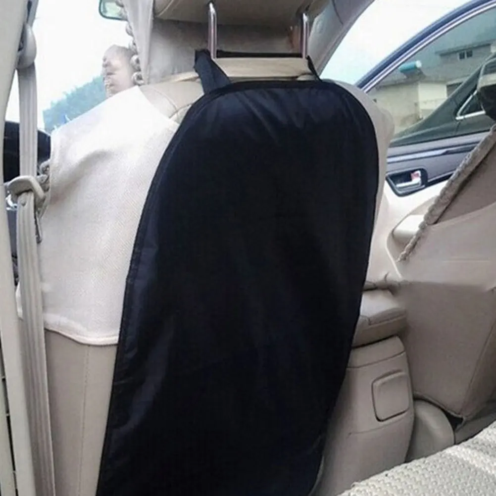 

JOINPAYA 2Pcs Car Seat Anti Kick Pad Foam Back Protector Outdoor Chair Cover Waterproof Oxford Cloth Round Decorative Cushion