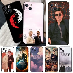 Good Omens Case For iPhone 12 11 13 14 15 16 Pro Max Mini Cover For iPhone XR X XS Max Plus Phone Case