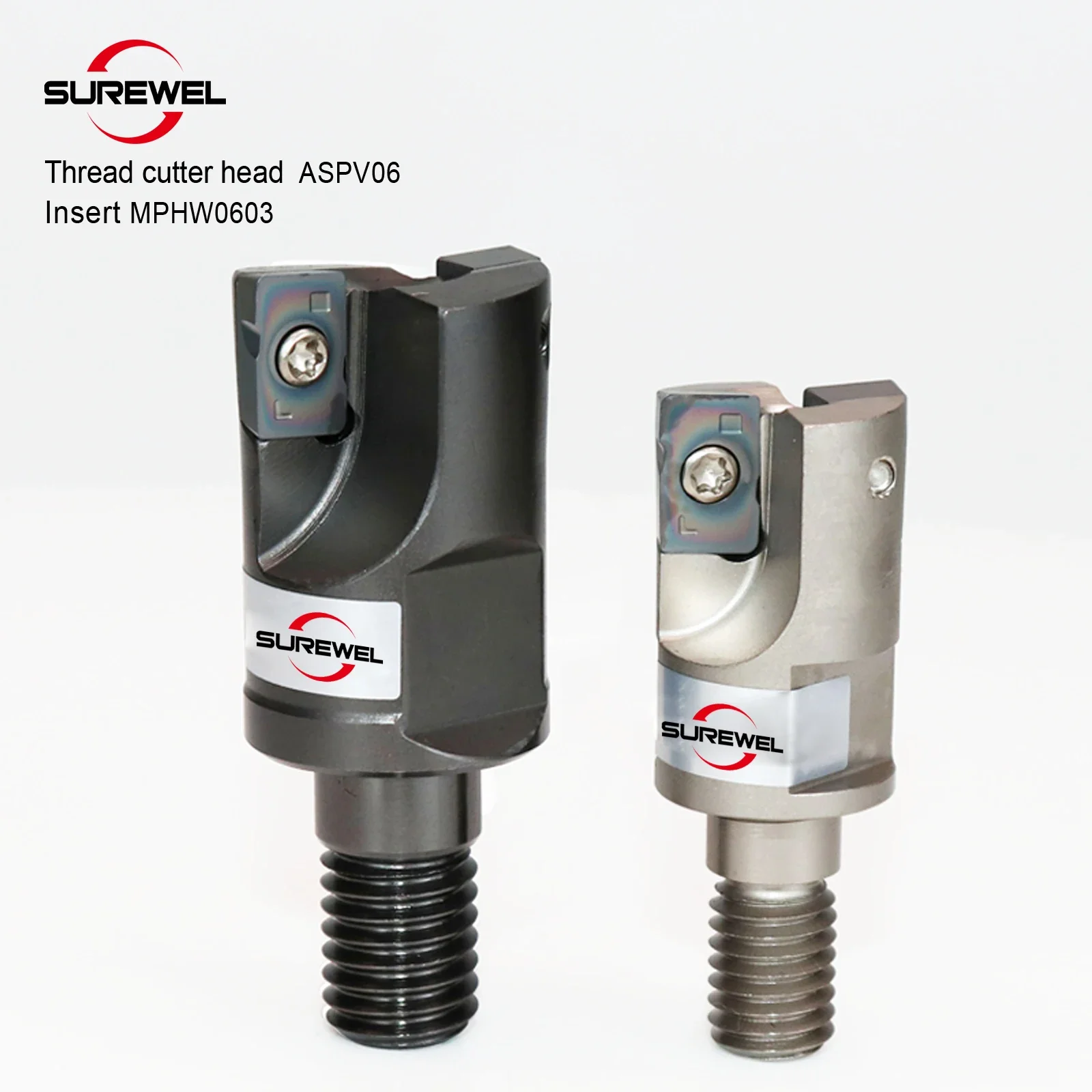 

ASPV CNC Thread Locking Tooth Type Cutter Head Fit Modular Type Screwed Connection Milling Cutter Insert MPHW0603