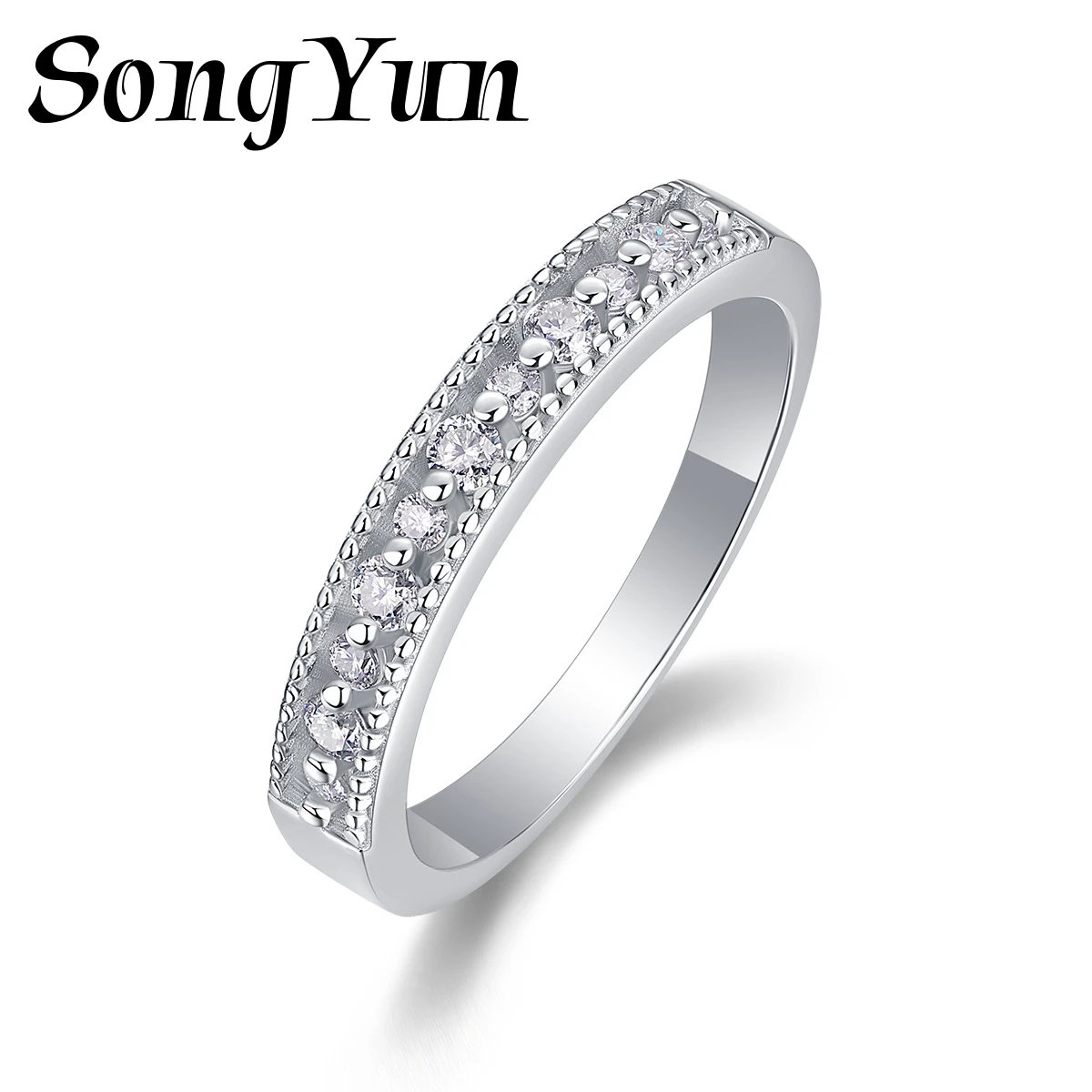 SONGYUN Brand Jewelry 925 Sterling Silver Ring VVS Moissanite Women Men Rings Women 18K Real Gold Plated SYT Patent Jewellery