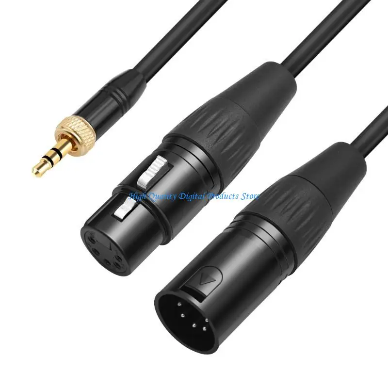 

U2JE High Performances 5 Pin 5Pin Cable with 3.5mm Locking Plug for PavoTube II C Series Stable Lighting Connection