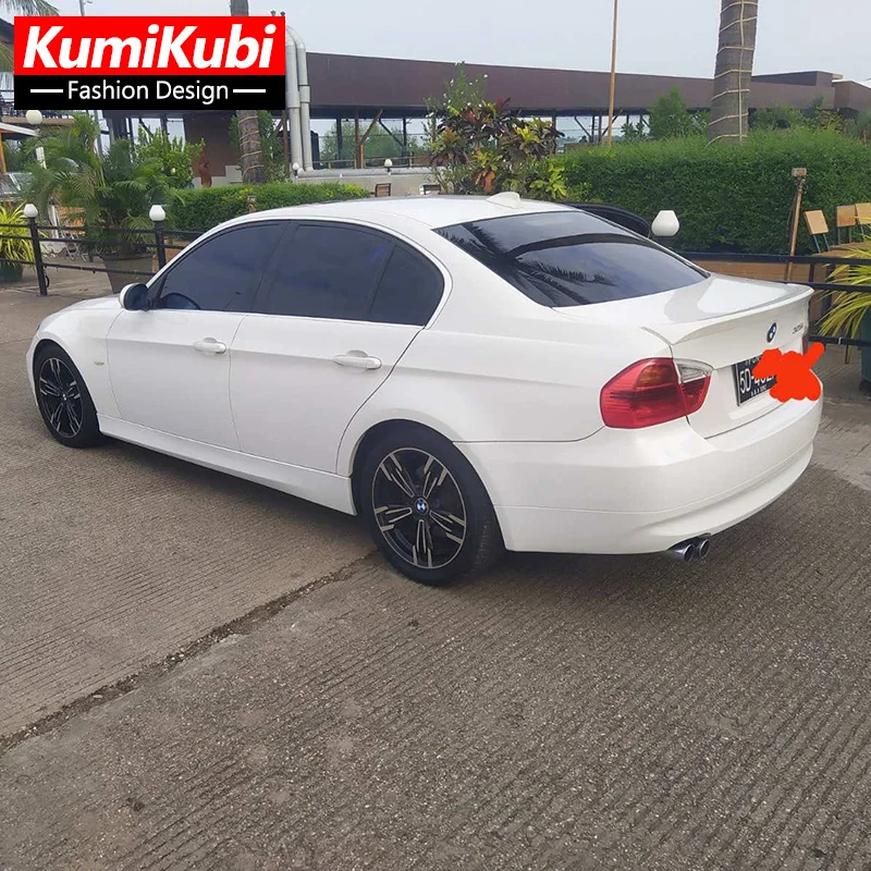 For BMW 3 Series E90 320i 320li 325li 328i AC Style Spoiler 2005-2012 Car ABS Unpainted Primer Rear Trunk Boot Wing Lip Spoiler