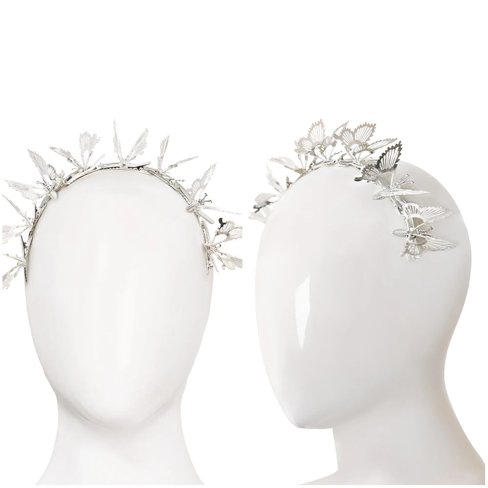 2024 فيلم الشريرة تأثيري الساحرة غليندا Elphaba فراشة إكسسوارات الشعر طقم ملابس حفلة تمويه هالوين كرنفال الدعائم