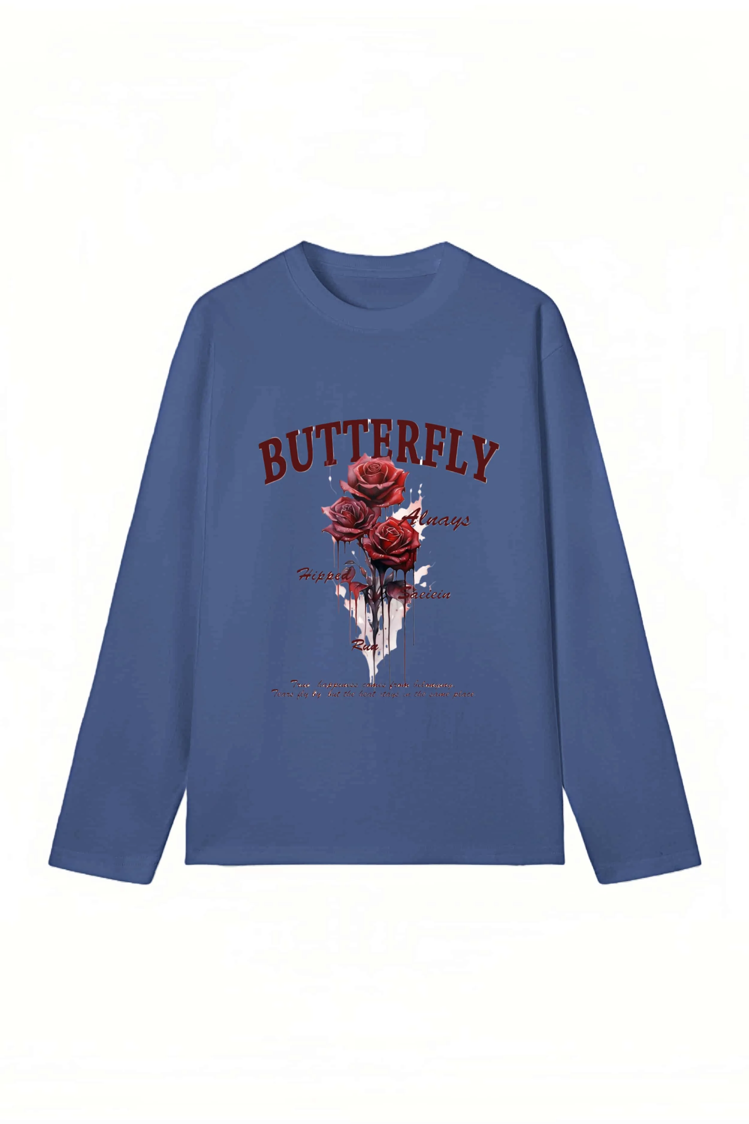 Neue Herren- und Damen-T-Shirts mit sanften Dornendruck im dunklen romantischen Stil, lässige Kurzarm-Paar-T-Shirts