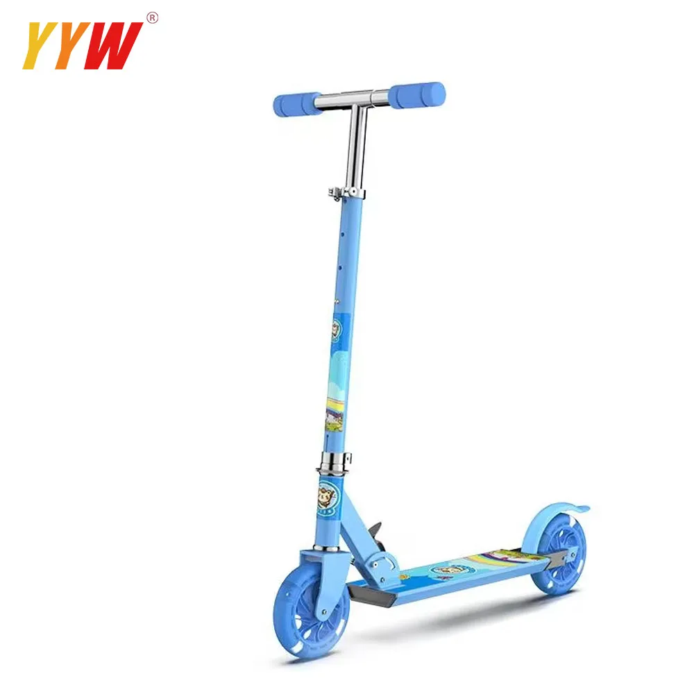 

For 5-12 Year Kick Scooter Folding Aluminum Alloy Skateboard 2 Wheels Adjustable Scooter Exercise Scooter For Boys Girls