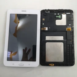 For Samsung Galaxy Tab 3 Lite 7.0 SM-T111 T111 LCD Screen and Touch Display Digitizer Assembly with frame