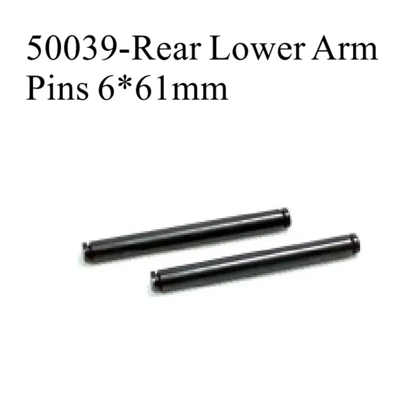 HSP RACING CAR ACCESSORIES PART NO.50039 Rear Lower Arm Pins 6*61mm 2P FOR 1/5 RC CARS 94054