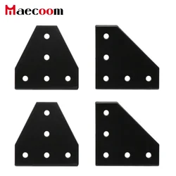 5 holes 90 degree joint board plate corner angle bracket connection joint strip for 2020 3030 4040 1515 aluminum profile