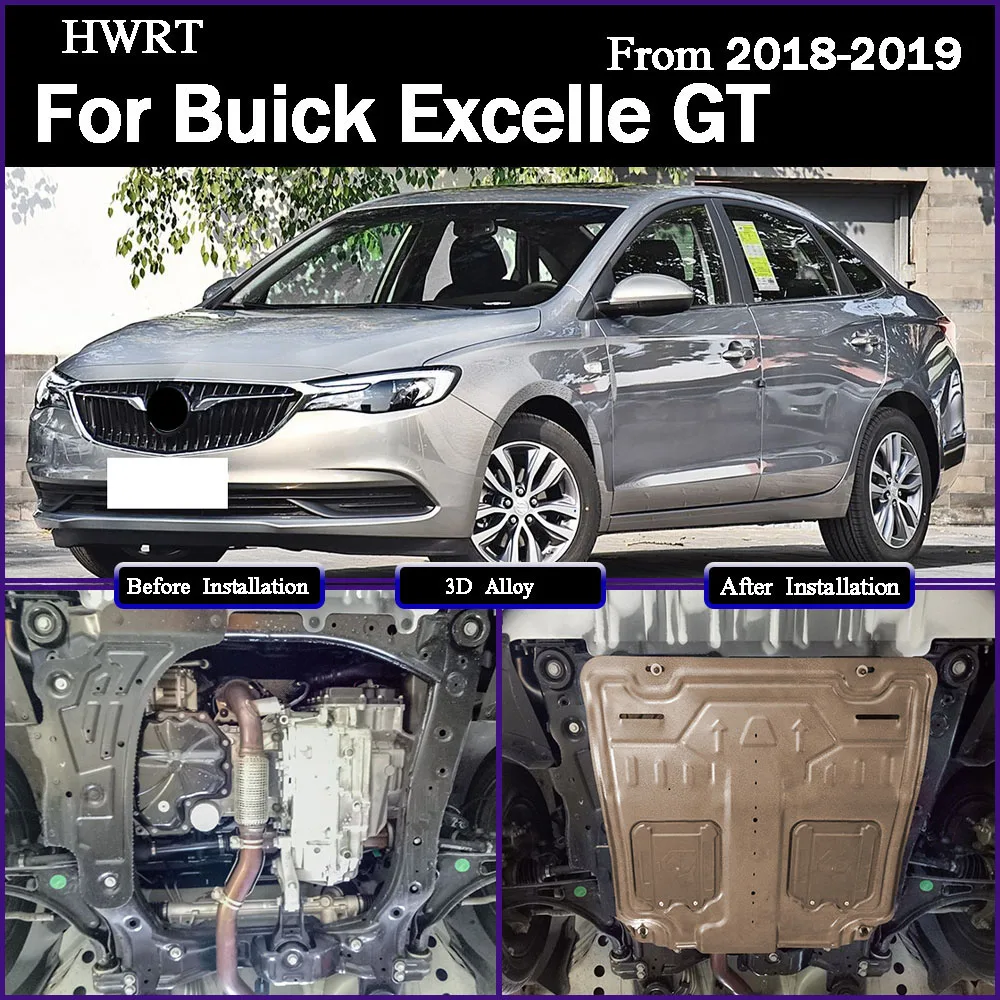 

Engine Guard Board Splash Shield Mud Fender Plate Cover Black Car Mudflap Mudapron Mudguard For Buick Excelle GT 2018-2019 1.4T
