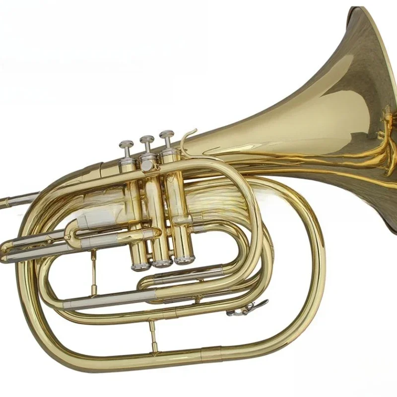 Band formation, teaching equipment, marching horn, B flat Sanlijian horn