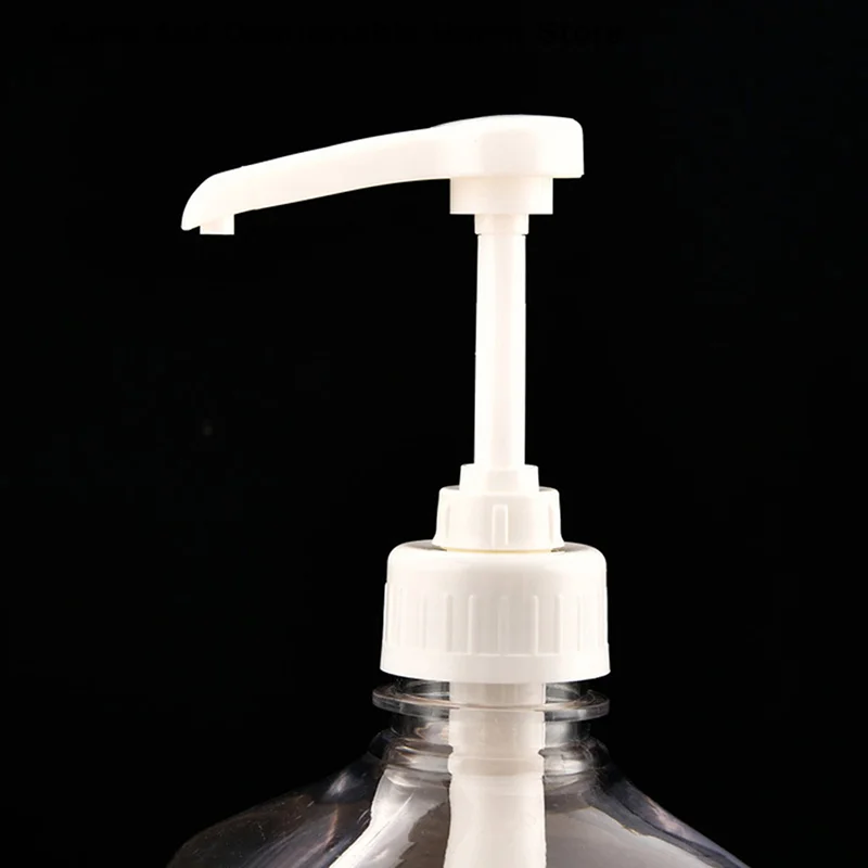5/8/10CC Liquid Dispenser With Scale Coffee Syrup Bee Drip Bottle With Hydraulic Pump And Nozzle Head Kitchen Honey Container - view 5