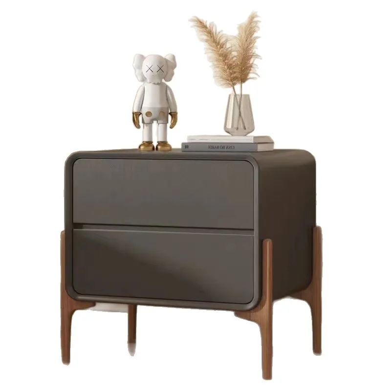 Installation-free bedside table, bedroom home light luxury minimalist multi-functional home bedside