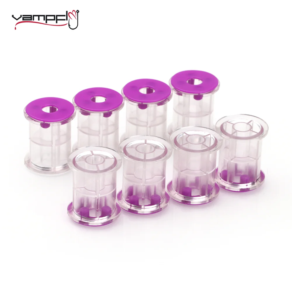

3pcs/6pcs Empty Standard Bobbin Spools High Polymer Material Fly Tying Thread Spool Fly Tying Tool Fishing Accessories Tackle