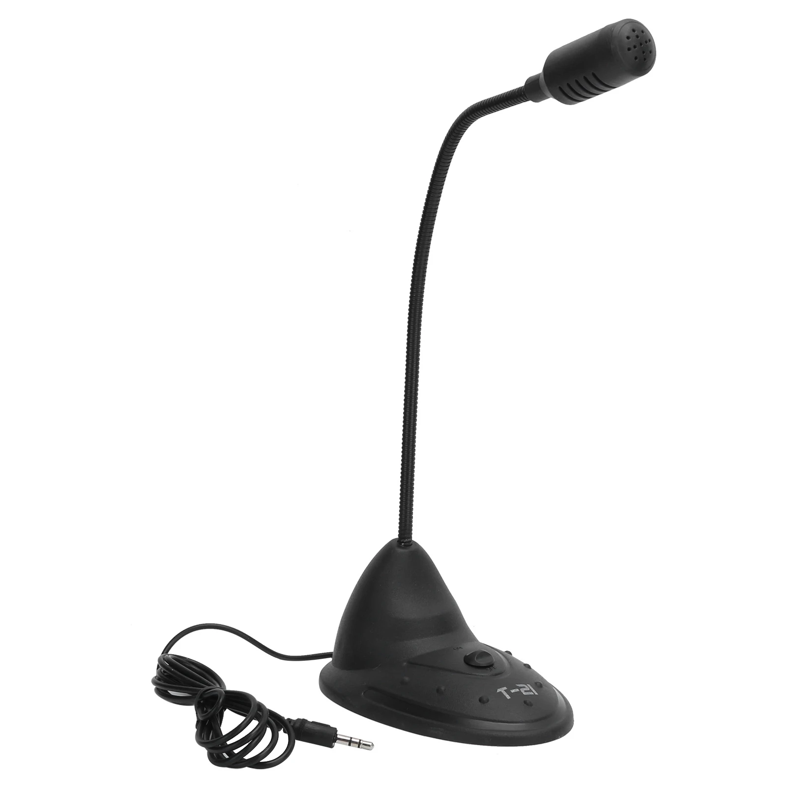 Micrófono Ajustable de Escritorio, Micrófono Capacitivo con Brazo Flexible para Juegos de Computadora, Transmisión en Vivo, Amplificador de Sonido