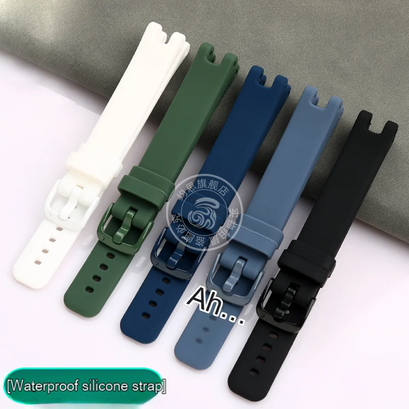 Stainless Steel Strap 14mm for Garmin Lily Women\'s Leather Watch strap watch Belt Replacement Bracelet Lily Silicone Watch Band