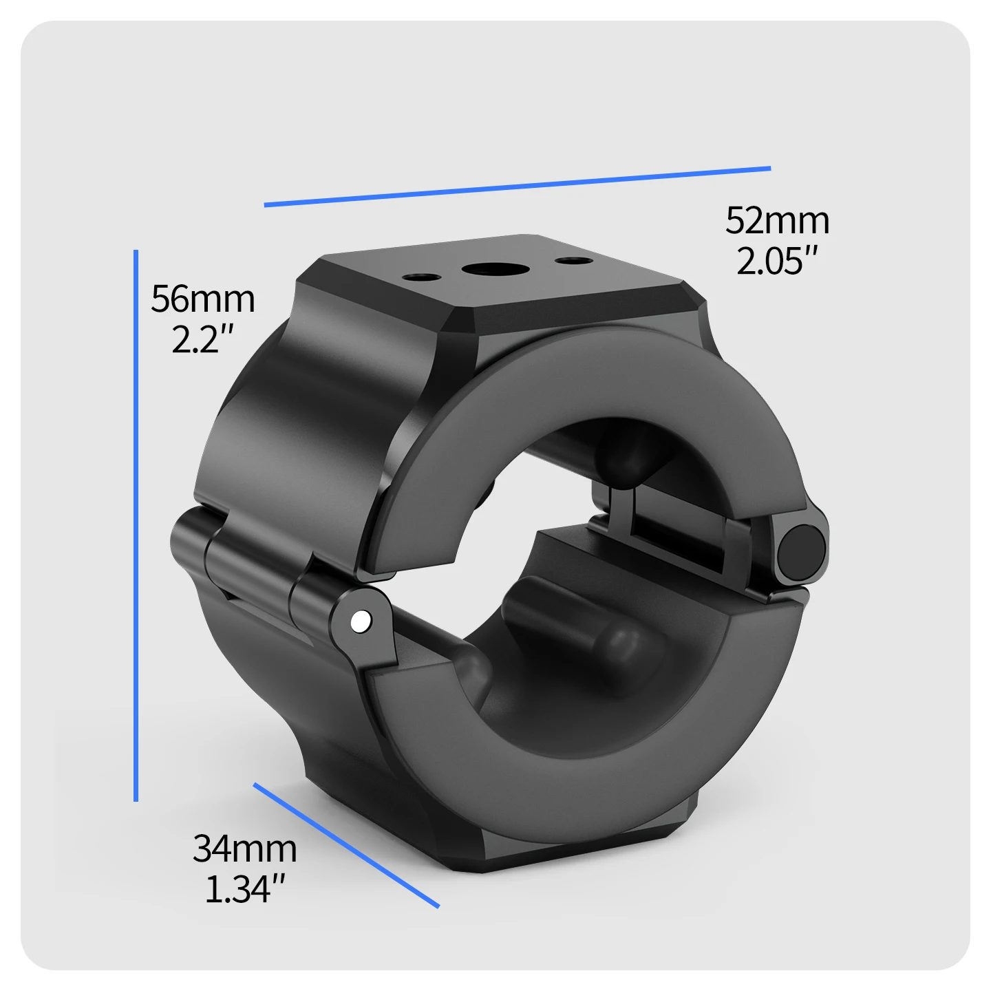 Schnellverschluss-Selfie-Stick-Halter Handgriff Stativhalterung 19-30mm Clip für Insta360 X5 GoPro 13 DJI Action 5 Pro Vlog POV Halterung – Detail 18